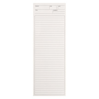 Bloc-notes horizontal minimaliste, 50 feuilles, papier à notes détachable, lignes quadrillées, bloc-notes d'écriture pour le bureau, l'école
