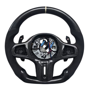 Alcantara พวงมาลัยคาร์บอนไฟเบอร์สำหรับ BMW G Series พวงมาลัย M3 G30 G20 G80 M4 G82 M5 CS - Product Image 1