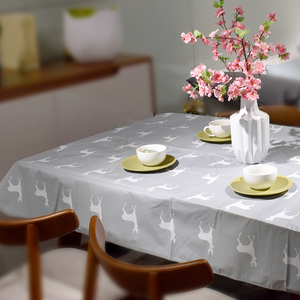 Nappe en flanelle PEVA, imperméable, <span class=keywords><strong>film</strong></span> PVC non tissé, décoration de table à l'arrière, fête d'arbre de noël, fête de vacances - Product Image 4