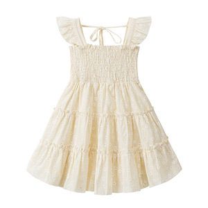 Vestido Floral Fresco de Verano para Niñas, Vestido Infantil Moderno y Sencillo, Venta al por Mayor de Fábrica, Personalizado - Product Image 5