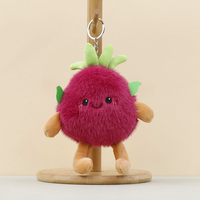 Groothandel Schattige Mini Fruit Pluche Hanger Sleutelhanger Zacht Speelgoed Banaan Pop Creatieve Pluchen Apple Mango Custom Knuffel Dier