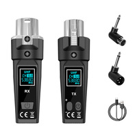Système de microphone sans fil dynamique UHF UA09 avec convertisseur métallique, récepteur filaire et connecteur XLR, fonction d'annulation du bruit
