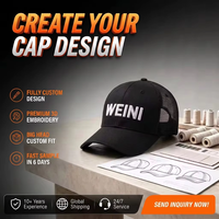 Cappellino Trucker a 5 Pannelli in Poliestere/Cotone con Stampa Personalizzata e Logo Ricamato, Fibbia in Rame Dorato
