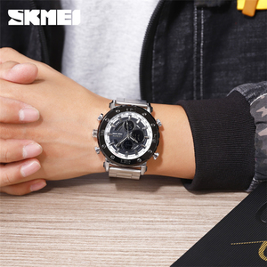 Top Brand SKMEI 1636 <strong>Digital</strong> Watch Fashion Mens Business Watches Led Light <strong>Clock</strong> 30M Waterproof Bracelet - Product Image 6