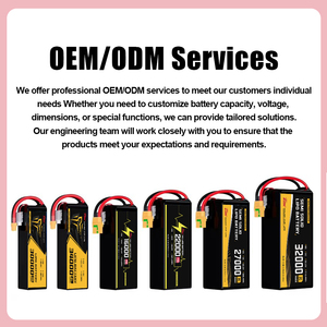 12S 44.4V 16000mAh 5C <span class=keywords><strong>LiPO</strong></span>バッテリー 充電式 プロ仕様ドローン、UAV、農業用マルチローター、産業用ドローン向け - Product Image 4