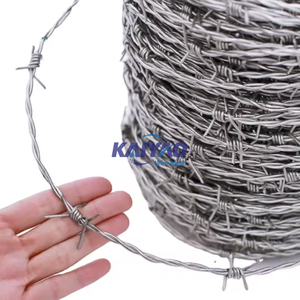 Vendita diretta in fabbrica-Filo spinato in acciaio zincato per isolamento esterno e barriera antifurto ad alta resistenza - Product Image 4