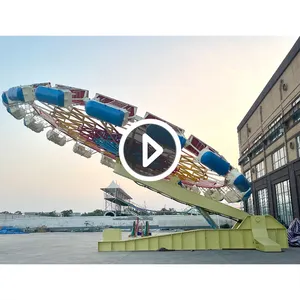 Messezelt Attraktion Manege Forain Outdoor Thrill mechanisches Thema verrückter fliegender Plattenspieler Vergnügungspark Ausrüstung Fahrten