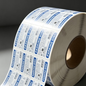 Rouleau d'étiquettes autocollantes imprimées sur mesure, <span class=keywords><strong>autocollant</strong></span> pour <span class=keywords><strong>disque</strong></span> <span class=keywords><strong>de</strong></span> <span class=keywords><strong>stationnement</strong></span>, étiquettes industrielles en rouleau pour le marquage des emballages - Product Image 6