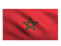 Drapeau national marocain de haute qualité, nouveau design, 3x5 pieds, drapeau du Maroc