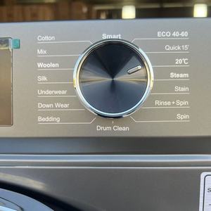 Pour <span class=keywords><strong>lave</strong></span>-<span class=keywords><strong>linge</strong></span> frontal modèle >12kg, lavage rapide à la vapeur <span class=keywords><strong>15</strong></span> min, 1400 tr/min, gris foncé, norme UE, classe énergétique US, économie d'énergie - Product Image 6