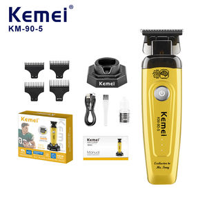 Cortadora de Pelo Inalámbrica Kemei Km-90-5 con Batería de Litio de 2000 mAh, 7500 RPM, Recortadora de Pelo Profesional con Base de Carga - Product Image 1