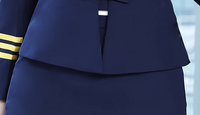 Ensemble d'uniformes professionnel pour agents de bord - Vêtements de travail élégants pour l'équipage des compagnies aériennes