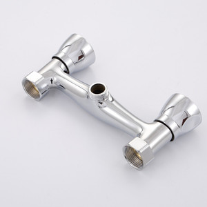 Robinet de douche à double poignée, noyau de valve en céramique, robinet mélangeur d'eau chaude et froide, robinet de baignoire G6695 - Product Image 2