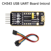 Módulo Waveshare CH343G USB a UART TTL - Convertidor Serial Multiinterfaz (Micro/Mini/Tipo-A/Tipo-C) para Raspberry Pi