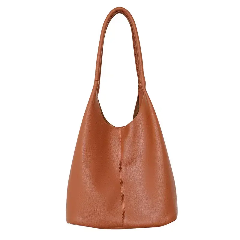 Bolso cruzado de hombro para mujer, bandolera grande de cuero, novedad, venta al por mayor