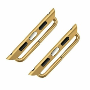 Conectores de Correa de Reloj de Acero Inoxidable, Adaptador para <span class=keywords><strong>Iwatch</strong></span> 7 41mm 45mm 38mm 42mm 40mm 44mm - Product Image 2