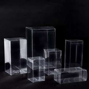 صندوق قابل للطي شفاف من شركة تصنيع المعدات الأصلية علبة تغليف بلاستيك اسيتات هدايا شفافة - Product Image 2