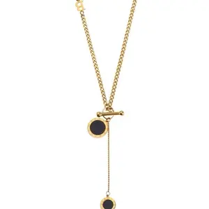 Collier En Acier Inoxydable Schmuck Designer Necklace Statement 18k Gold Stainless Steel Jewelry Necklace