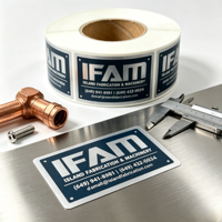 Étiquettes en vinyle imperméables personnalisées imprimées pour équipements industriels, autocollants de marque pour machines, marquage de logos pour cosmétiques et parfums