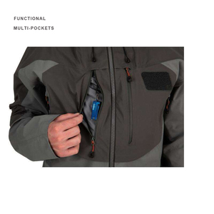 Veste imperméable à coque rigide pour la pêche en haute mer, veste respirante coupe-vent pour pêcheur, vêtements d'extérieur pour pêcheur - Product Image 5