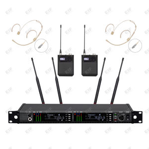 Sistema de Micrófono Inalámbrico UHF Portátil Profesional MY-2800 para Cantar Karaoke - Product Image 3