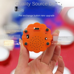 Rechargeable Fashionable Plastic Pet Communication Button Custom Weight <strong>Dog</strong> Cat Training Tool with Voice Sounder Recording Bell
