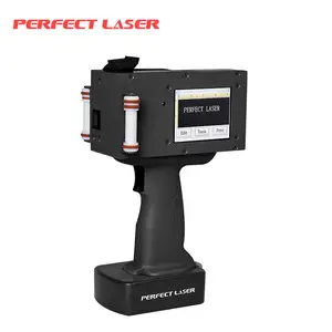 Handheld Smart Inkjet Printer Gun Plastic Bag Date Printer Adjustable 1-7 Line Printing Bar Codes Special Ink Perfect Laser