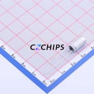 ตัวเก็บประจุแบบแข็ง E2821M010C120RL แบบ Through Hole (THT), ขนาด D6.3xL12 มม. 820uF 20% 10V โพลีเมอร์ - Product Image 2