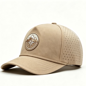หมวกแก๊ปทรง Trucker 6 แผง สีกากี คุณภาพสูง ปักลายตามสั่ง เหมาะสำหรับกิจกรรมกลางแจ้ง หมวกเบสบอลแบบ Snapback สำหรับผู้ชายและผู้หญิง - Product Image 2