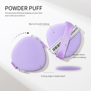 Juego de polvos de <span class=keywords><strong>maquillaje</strong></span> de doble cinta, herramienta de <span class=keywords><strong>maquillaje</strong></span>, 2 uds., cojín de aire de poliuretano cosmético sin <span class=keywords><strong>látex</strong></span> seco y húmedo, LLT18 - Product Image 3