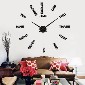 Aguja <span class=keywords><strong>de</strong></span> cuarzo para decoración del hogar, pegatina <span class=keywords><strong>de</strong></span> espejo acrílico <span class=keywords><strong>adhesivo</strong></span> 3D DIY, <span class=keywords><strong>reloj</strong></span> <span class=keywords><strong>de</strong></span> <span class=keywords><strong>pared</strong></span>, 17-47 pulgadas - Product Image 2