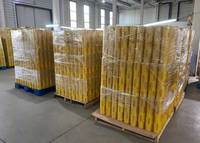 Food Grade PVC Stretch Cling Film Roll 30*1500 Meter untuk membungkus susu kue jeli mie salad bahan baku
