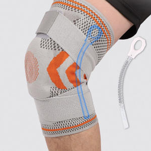 Logo personnalisé OEM Basketball Sports Tissage Genouillère de soutien élastique avec sangles - Product Image 4