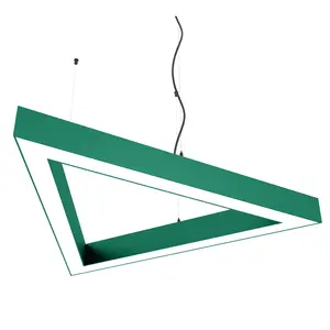 Moderne Minimalistische Led Hanglamp Driehoek Vorm Nordic Stijl Indoor Plafondlamp Voor Kantoor Hotel Supermarkt