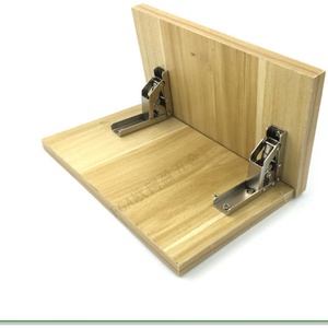 Support de table escamotable à 90 degrés en acier, charnière pliante pour cuisine, angle d'ouverture de 180 degrés, sans perçage ni charnières requises - Product Image 5