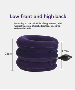 Air Cervical Traction Neck Stretcher Inflatable Neck Massage Support Cushion Devices Orthopedic Pillow Collar Pain Relief - Product Image 6