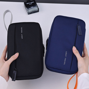 Nouvelle Trousse de Toilette <span class=keywords><strong>Homme</strong></span> Légère et Portable avec Fermeture Éclair, Grande Capacité, Multifonction, pour Voyage et <span class=keywords><strong>Sac</strong></span> à Dos - Product Image 5