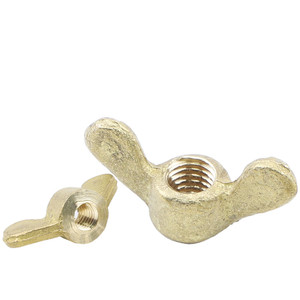 Promotion : Écrous à oreilles en laiton DIN315 de haute qualité, prix usine, diverses tailles métriques M4 M5 M6 M12 - Product Image 1