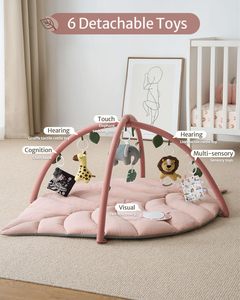Jouet multifonctionnel de gymnastique de parc de bébé le plus vendu pour les enfants de 0 à 3 ans <span class=keywords><strong>Tapis</strong></span> rampant à emboîtement en forme de chat avec <span class=keywords><strong>tapis</strong></span> de sol - Product Image 4