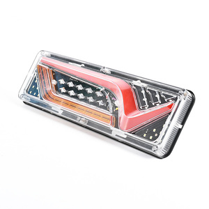 Superbleds 24V Led Camion Remorque RV <span class=keywords><strong>Feux</strong></span> Arrière Turn Stop Brake Reverse Running Light pour Camions RV <span class=keywords><strong>Tracteur</strong></span> Véhicule Étanche - Product Image 2