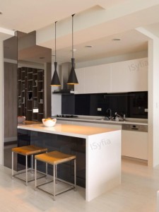 Moderno Granito <span class=keywords><strong>Cocina</strong></span> Isla <span class=keywords><strong>Desayuno</strong></span> Bar Set Travertino Madera Mármol Encimera Restaurante Villa Melamina Gabinete de <span class=keywords><strong>Cocina</strong></span> - Product Image 5