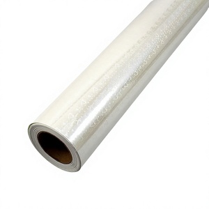 Customized Soft PVC Holographic Cold Laminating Film Glossy Transparent Broken <b>Glass</b> Effect for Photo Posters <b>Stickers</b> - Product Image 3
