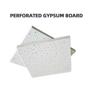 Plaque <span class=keywords><strong>de</strong></span> plâtre suspendue 2x2 pieds pour faux-plafond, blanche, moderne, pour hôtels et hôpitaux, résistante à l'humidité - Product Image 1
