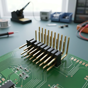 Connecteurs à fibres optiques Ariba Technology de haute qualité 2.5H, pas de 2.54 mm, connecteur DIP à angle droit, 2 rangées, finition contact or - Product Image 3