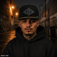 Casquette Trucker 5 Panneaux Vintage Personnalisée avec Broderie, Visière en Mousse et Filet, Style Urbain Chicano Côte Ouest, Vente en Gros