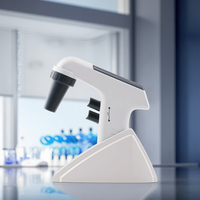 Remplisseur de pipettes électriques à écran LCD numérique Levo Plus 0.1-100ml Pipettes en verre motorisées pour usage en laboratoire en plastique