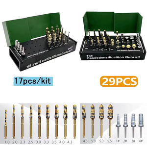 Kit di Frese per Impianti Dentali, Set di Frese Chirurgiche per Osteodensificazione, Frese per Rialzo del Seno Maxillo, 29 Pezzi per Strumenti Odontoiatrici - Product Image 2