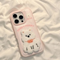 Coque de protection créative et mignonne en TPU pour iPhone 17 16 15 14 13 12 11 Pro Max, motif dessin animé, pour femmes et jeunes filles