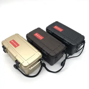 Contenitore portatile per smerigliatrice per erbe con contenitore antiodore con schiuma personalizzata per accessori da fumo