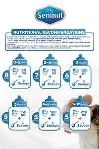 Leche de Fórmula de Continuación Senimil 2 Premium en Polvo 400g Lata Metálica Sin Aceite de Palma Enriquecida con DHA y GOS Leche para Bebés de 6 a 12 Meses - Product Image 4